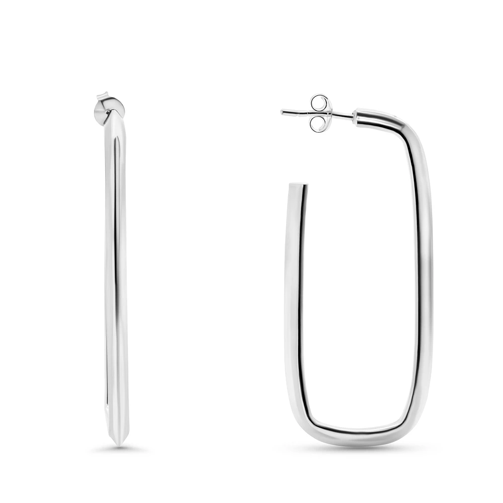 Silver Zero-Cut Earring