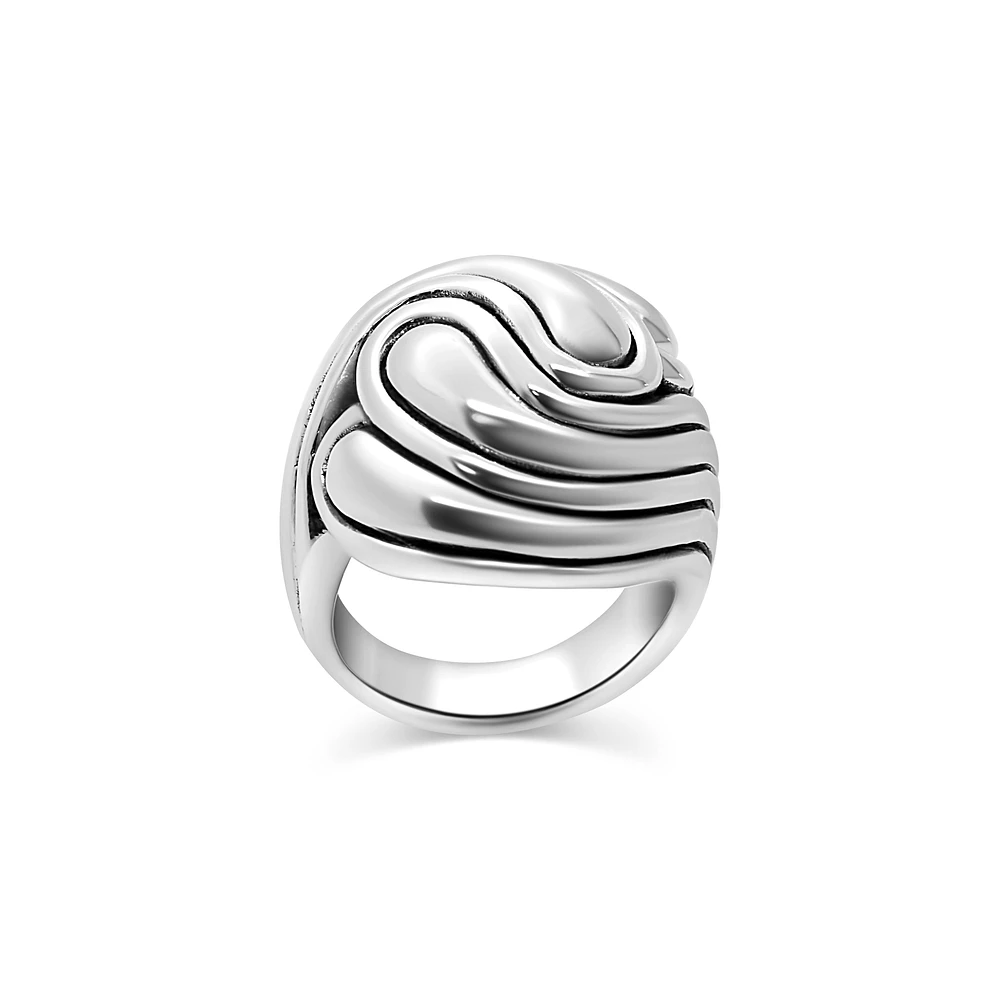 Silver Chunky No.2 Ring