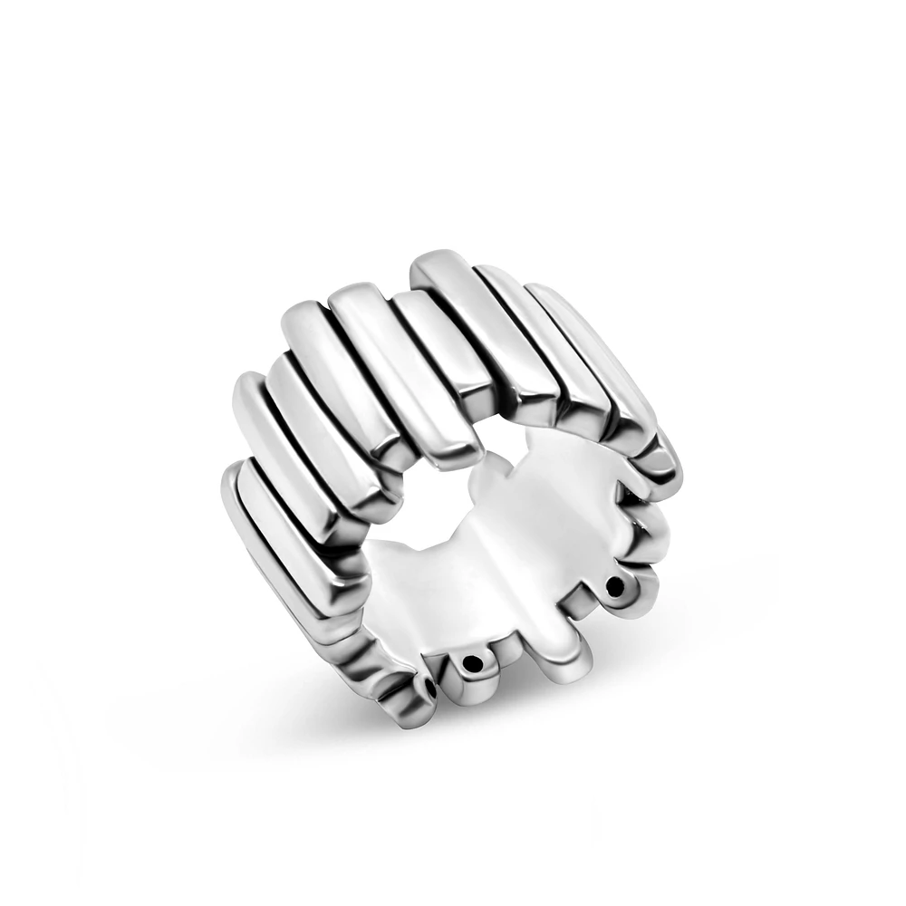 Silver Chunky No.1 Ring