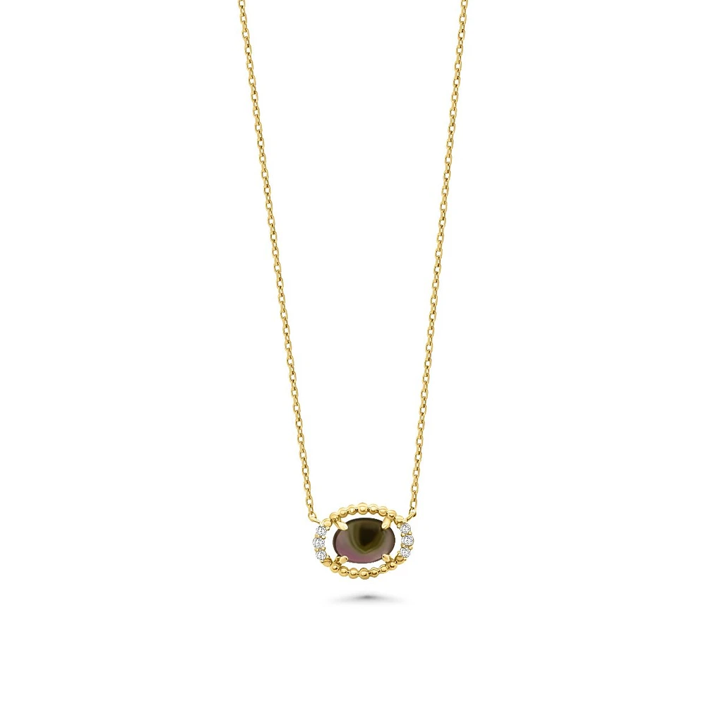 Alexandrite Oval Necklace