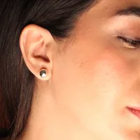 Dome Stud Earrings