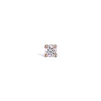 Single Diamond Earring Stud (2.5mm) - Piercing