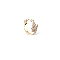 Snake Earring Hoop - Piercing -Single