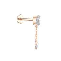 Suspended Marquise Drop Piercing -Single