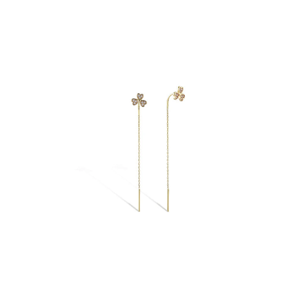 Clover Threader Earring