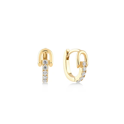 Dazzling Belt Earrings