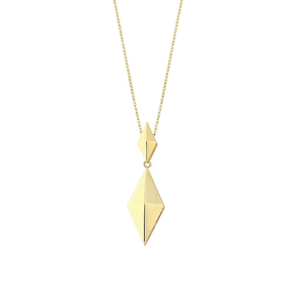 Rhombus Pendant Necklace