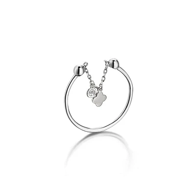 Dangle Clover Ring