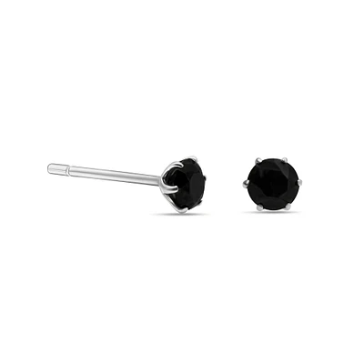 Black Diamond Round Stud