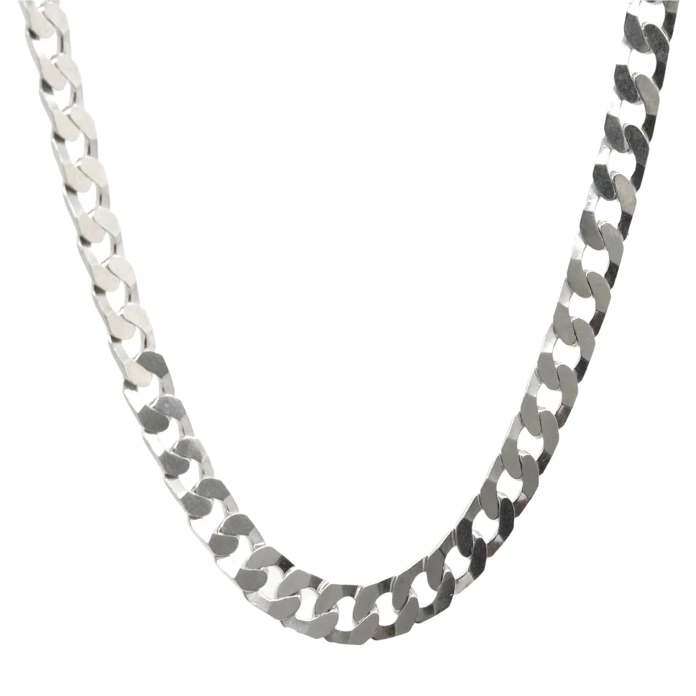 Silver Curb Chain