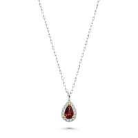 Ruby Drop Pendant