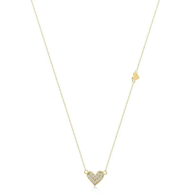 Shiny Inside Heart Necklace