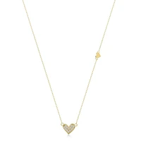 Shiny Inside Heart Necklace