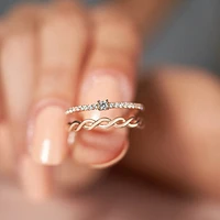 Diamond Twist Ring