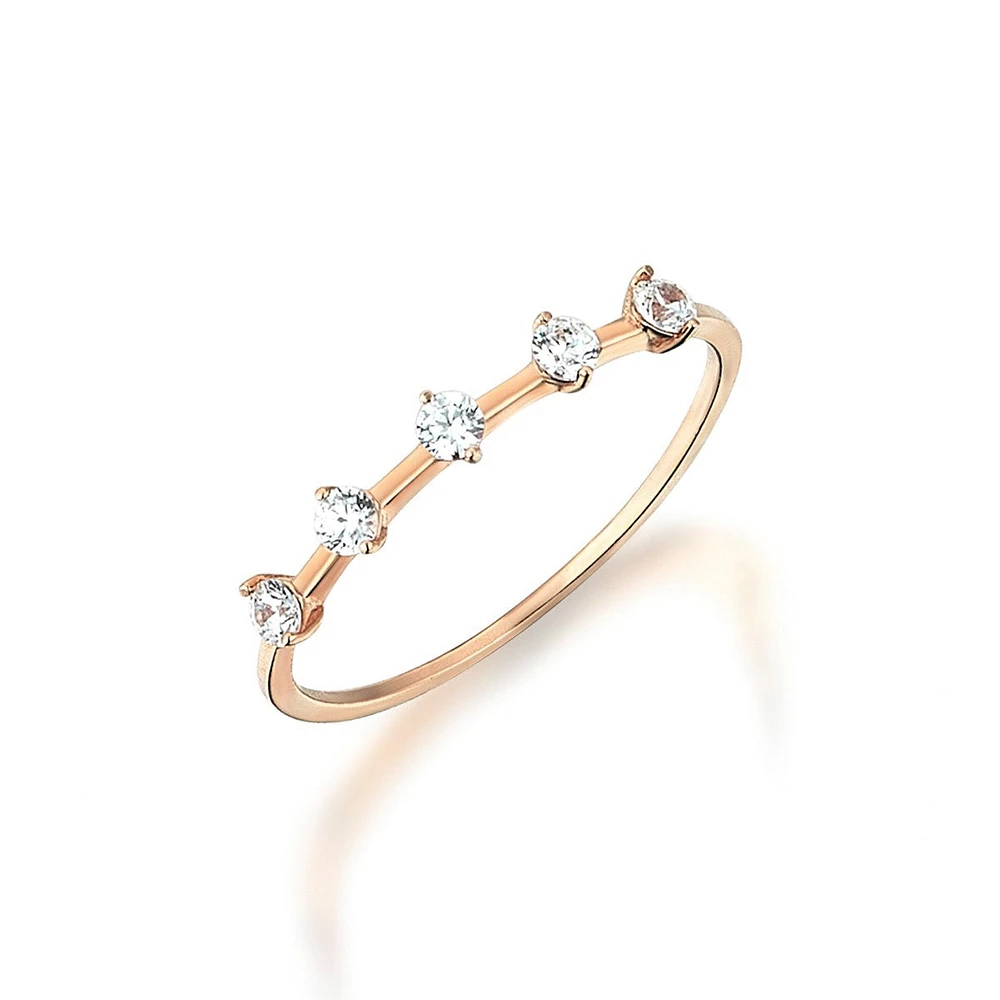 Glimmering Garland Ring