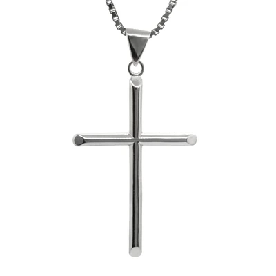 Silver Cross Charm