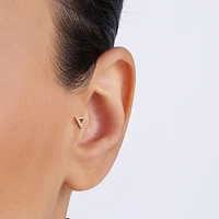 Hallow Triangle Piercing -Single