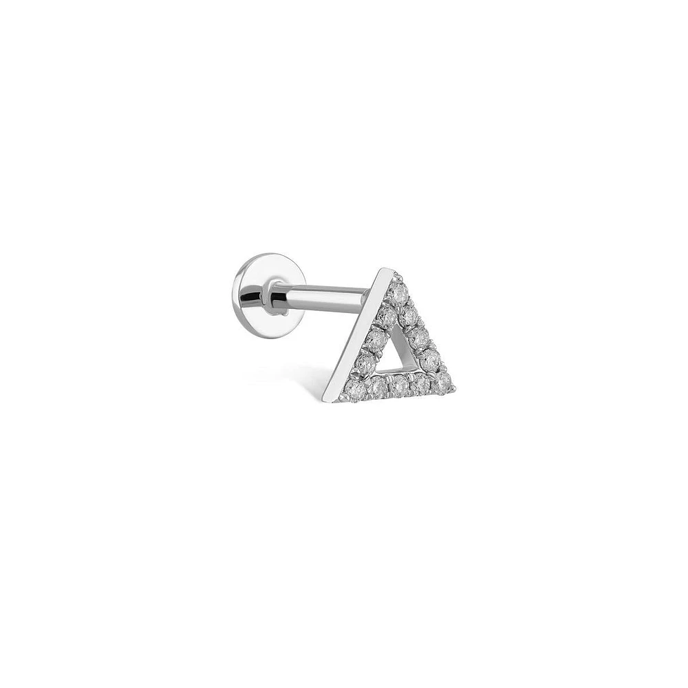 Hallow Triangle Piercing -Single