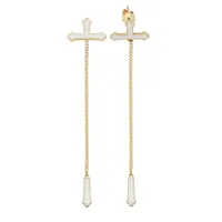 Cross Single Earrings