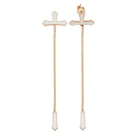 Cross Single Earrings