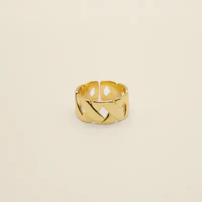 Chunky Chain Gold Ring