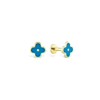 Enameled Clover Piercing