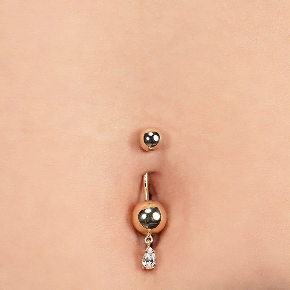 Luxe Golden Belly Piercing