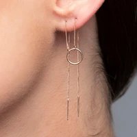 Hoop & Duo Chain Single Earring