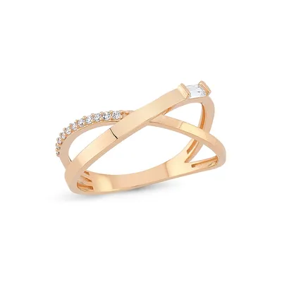 Duet Baguette Ring