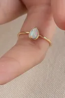 Drop Opal Ring