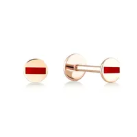 Enameled Golden Piercing