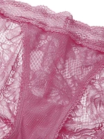 Lace-Back String Bikini Panty