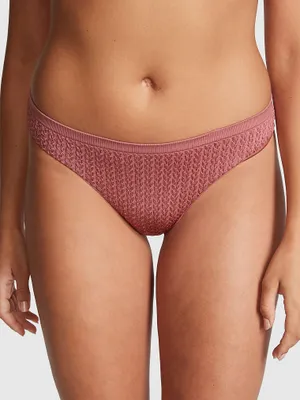 Seamless High-Leg Thong Panty