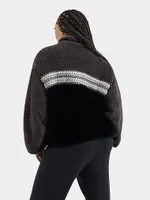 Marlene Sherpa Jacket Heritage Braid