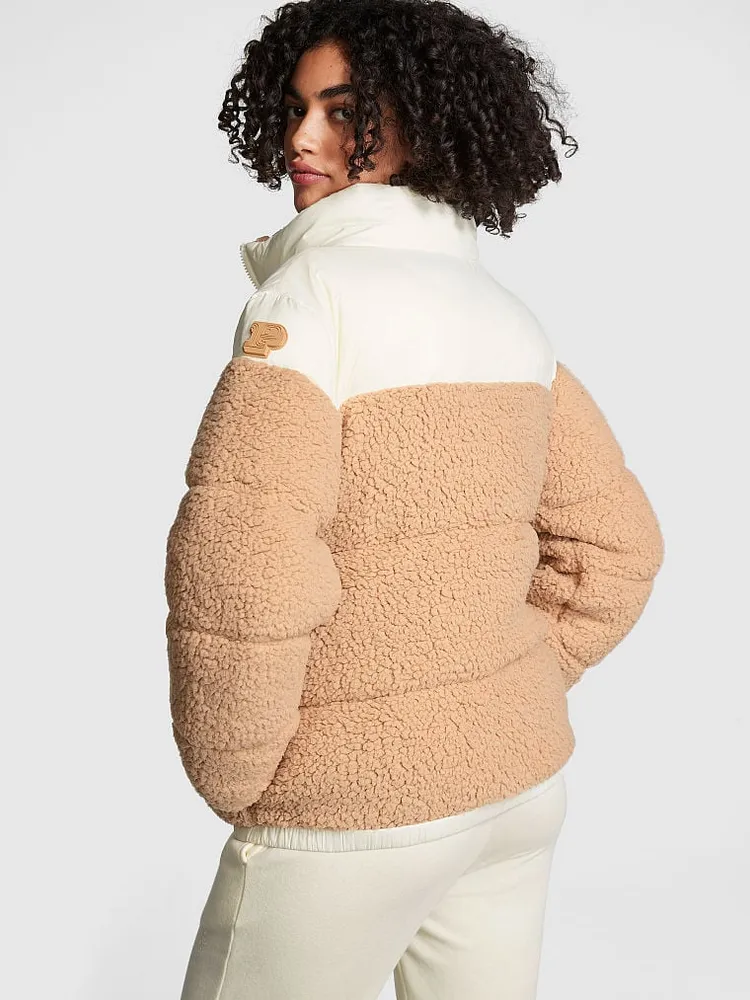 Cozy Fleece Quilted Puffer Jacket