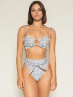 Tori Ties Bandeau Bikini Top