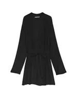 Ribbed Modal Short Robe