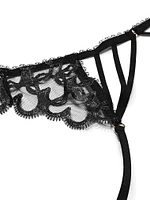 Icon by Victoria's Secret Strappy Logo Garter Belt
