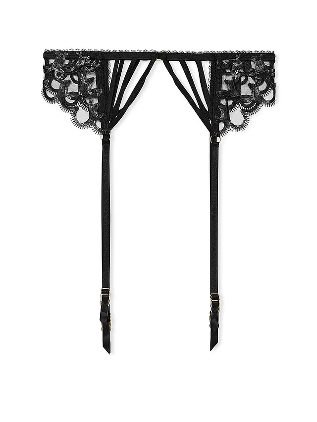 Vs Icon by Victoria's Secret Strappy Logo Garter Belt