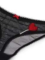 Tease High-Leg Scoop Thong Panty