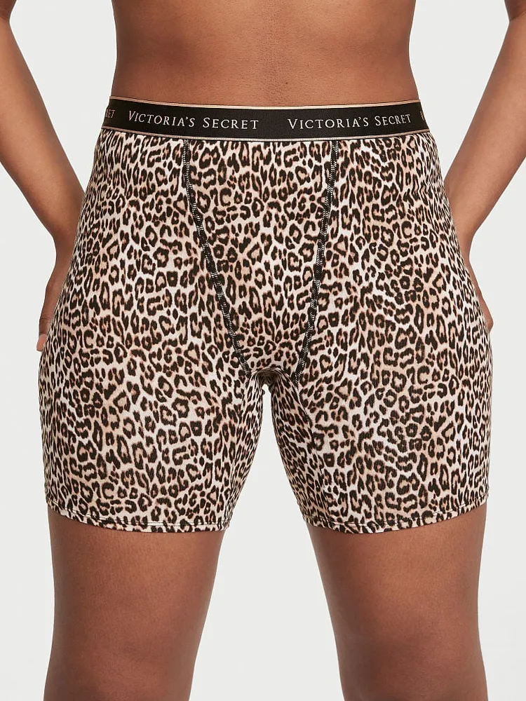 Logo Cotton High-Waist Boxer Brief