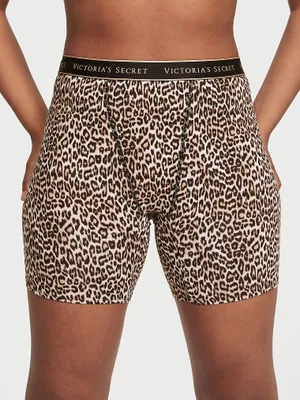 Logo Cotton High-Waist Boxer Brief