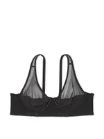 Icon Mesh Longline Plunge Bra