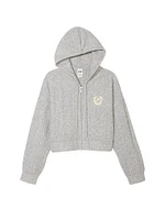 Sleep Full Zip Cable Knit Sweater