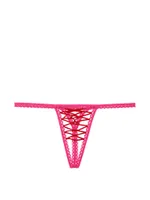 Lace & Mesh Thong Panty