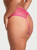 Bow-Back Open Lace-Up Cheeky Panty