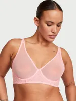 Icon Mesh Longline Plunge Bra