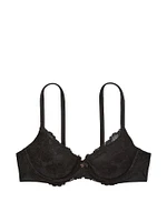 Lightly-Lined Smooth & Lace Demi Bra