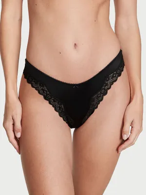 Tease High-Leg Scoop Thong Panty