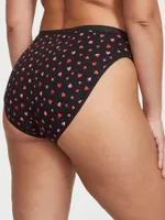 Stretch Cotton High-Leg Brief Panty